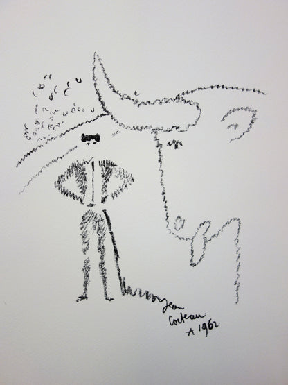 Jean COCTEAU : La provocation - Lithographie signée