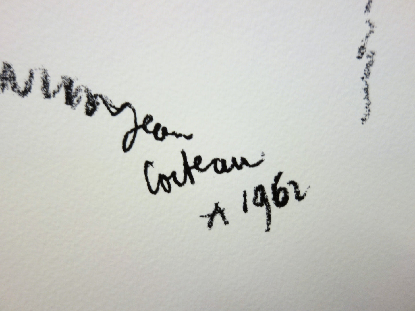 Jean COCTEAU : La provocation - Lithographie signée