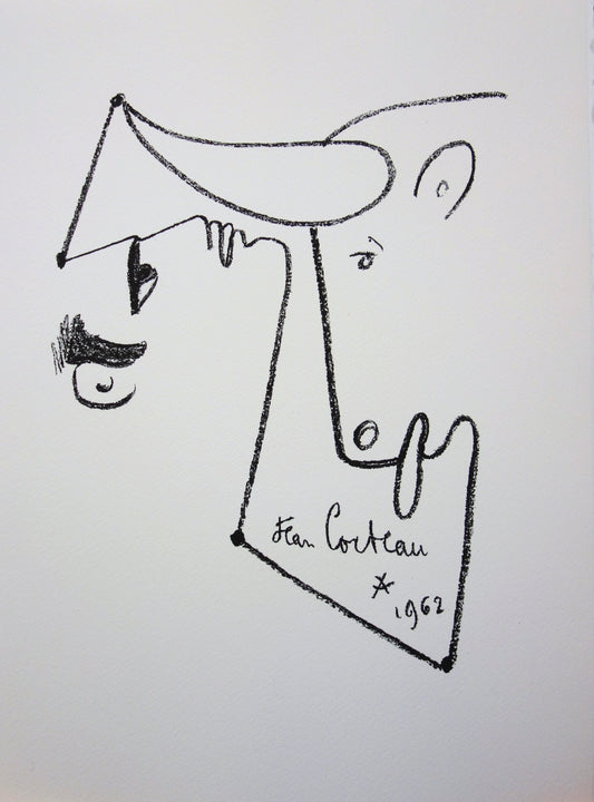Jean COCTEAU : Le combat - Lithographie signée