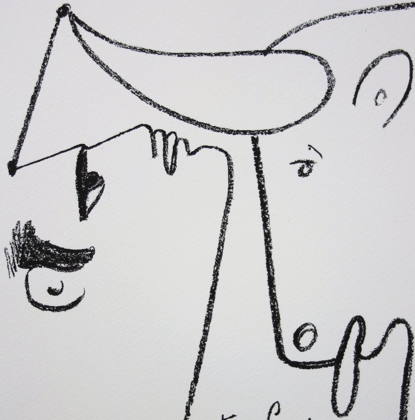 Jean COCTEAU : Le combat - Lithographie signée