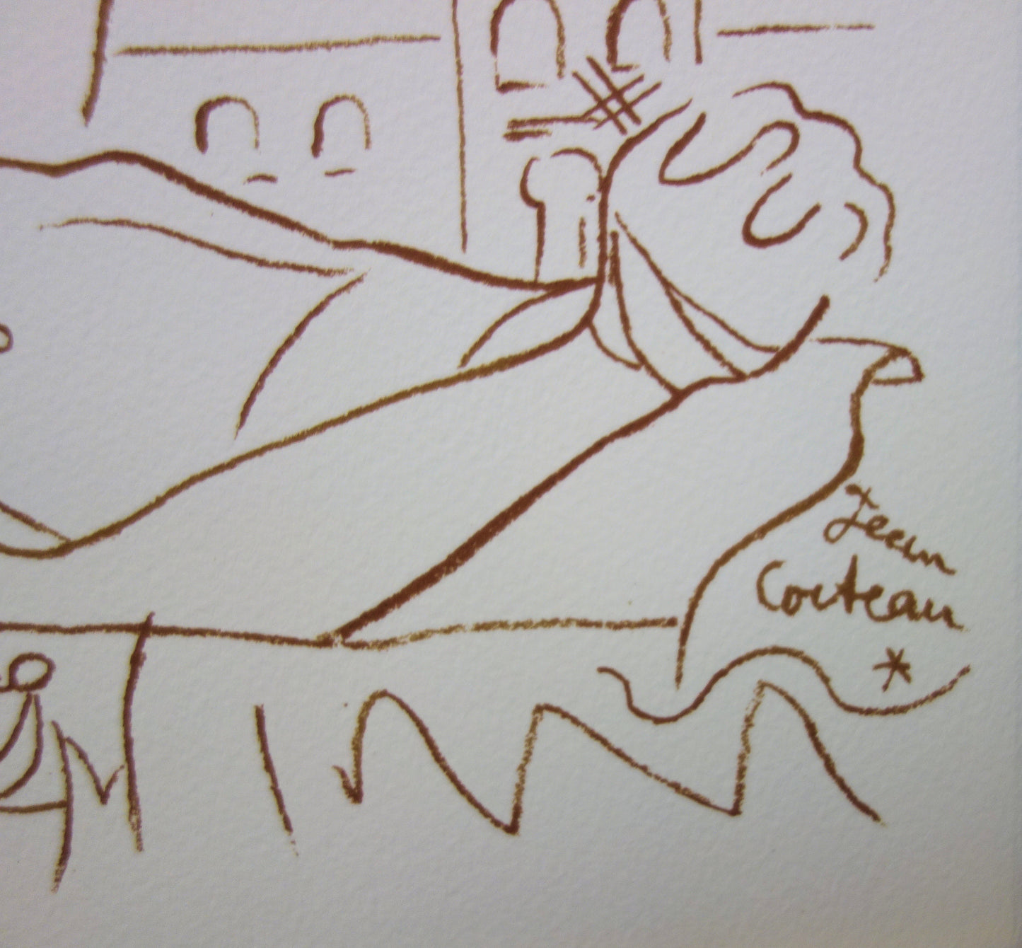 Jean COCTEAU : Le songe du Toréador - Lithographie signée