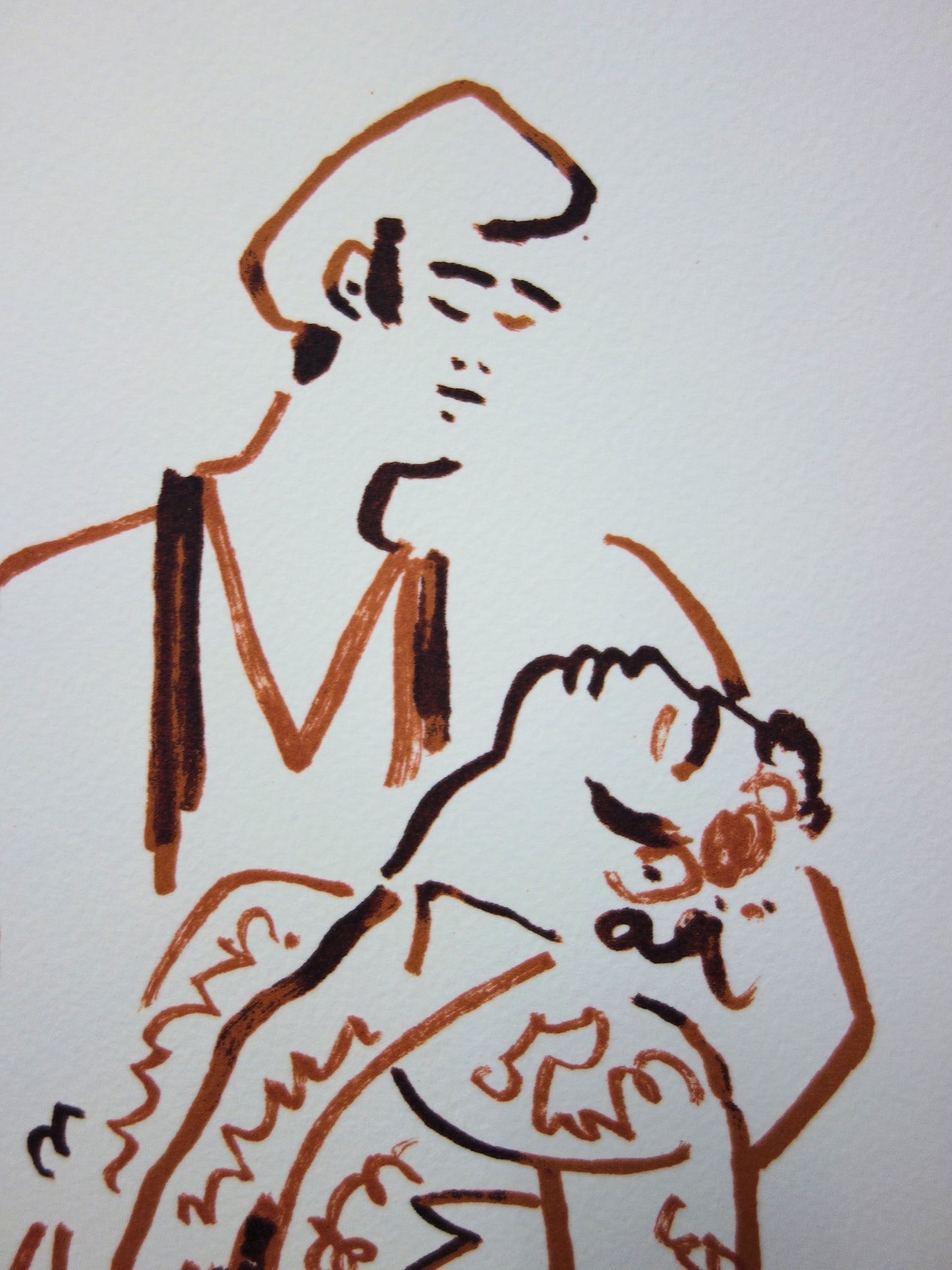 Jean COCTEAU : Le dernier souffle du Toreador - Lithographie signée