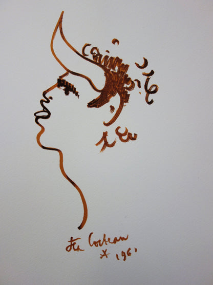 Jean COCTEAU : Toréador sauvage - Lithographie signée