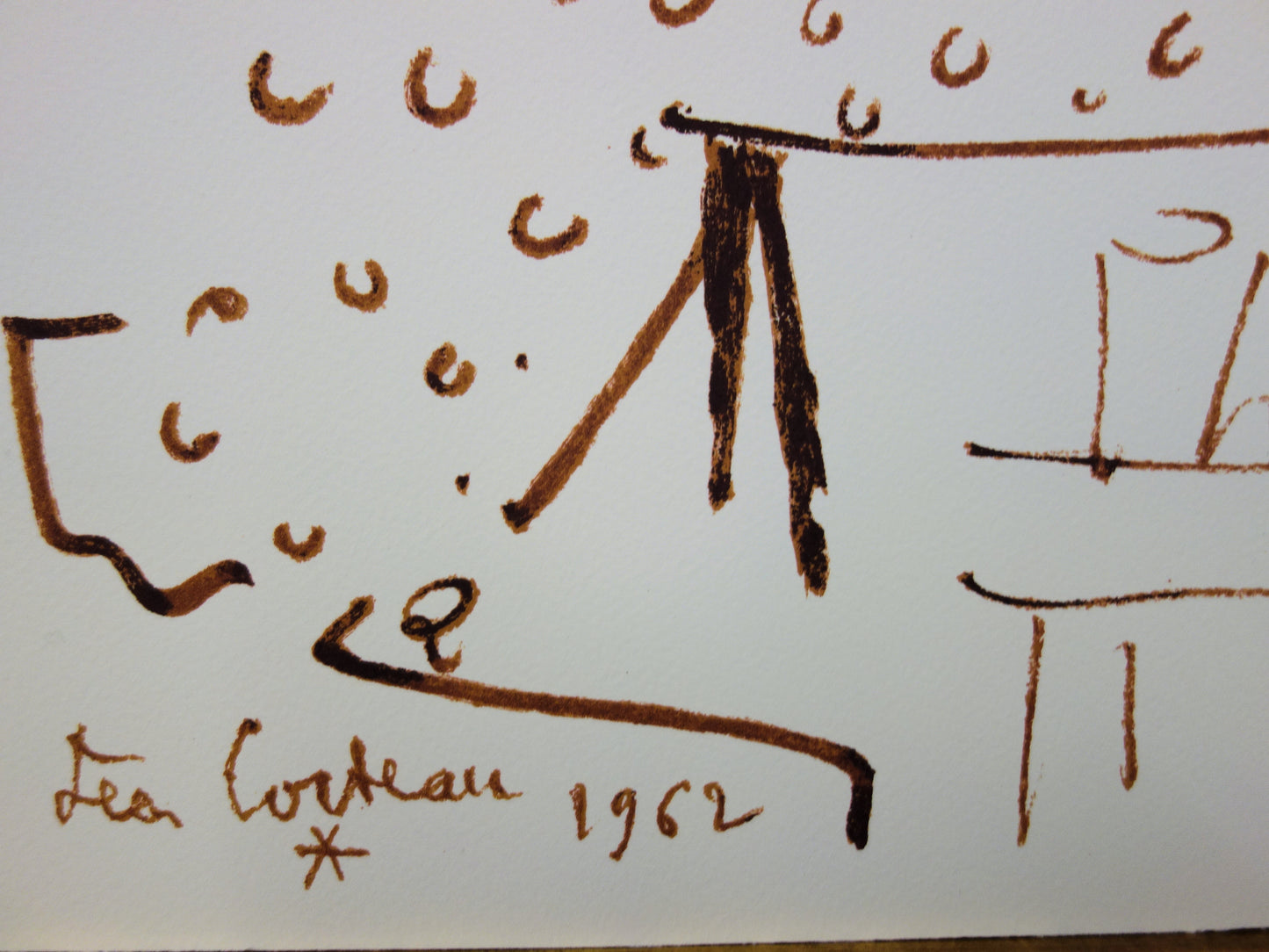 Jean COCTEAU : La prière du Torero - Lithographie signée