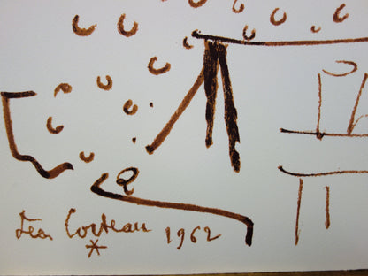 Jean COCTEAU : La prière du Torero - Lithographie signée