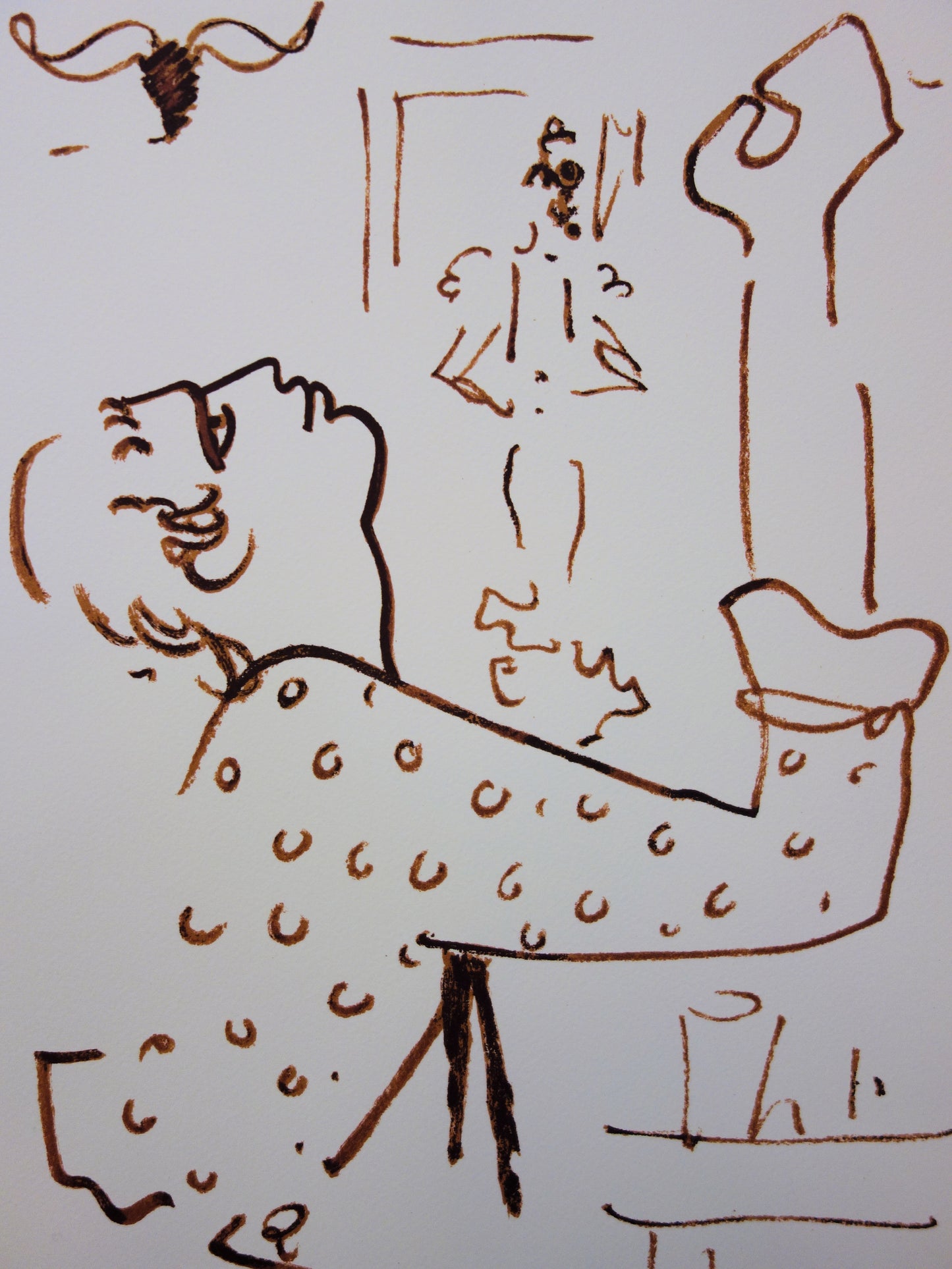 Jean COCTEAU : La prière du Torero - Lithographie signée