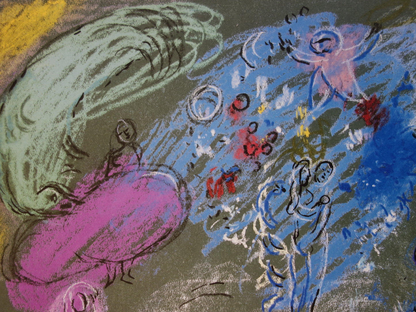 Marc CHAGALL : Le Paradis - Lithographie signée