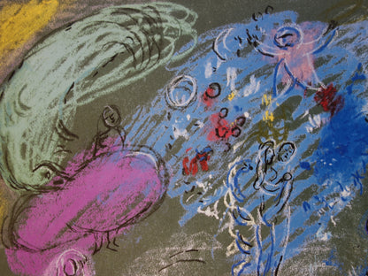 Marc CHAGALL : Le Paradis - Lithographie signée