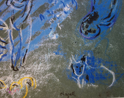 Marc CHAGALL : Le Paradis - Lithographie signée