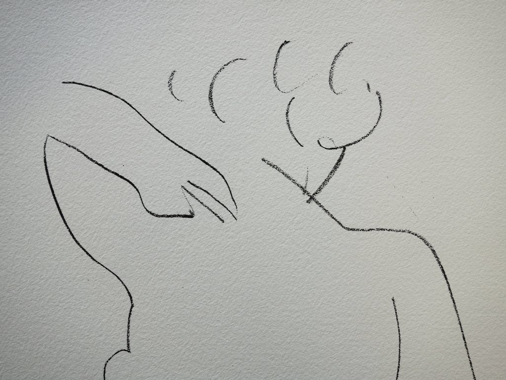 Henri MATISSE : Nu de dos - Lithographie signée