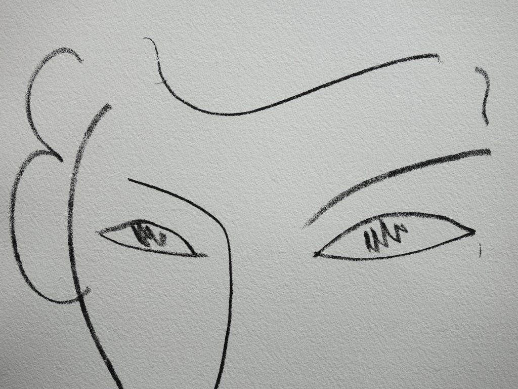 Henri MATISSE : Visage souriant - Lithographie signée