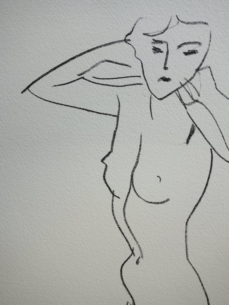 Henri MATISSE : Claude dénudée - Lithographie signée