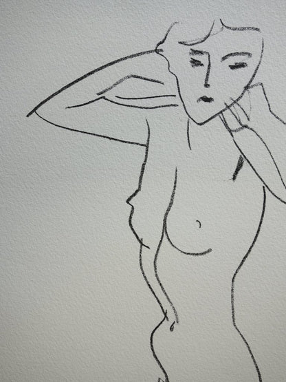 Henri MATISSE : Claude dénudée - Lithographie signée