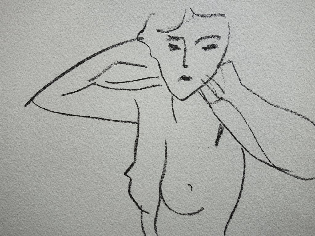 Henri MATISSE : Claude dénudée - Lithographie signée