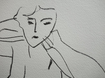 Henri MATISSE : Claude dénudée - Lithographie signée