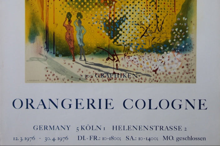 Salvador DALI : Sol Y Dali - Lithographie originale signée