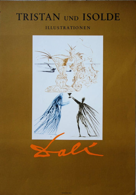 Salvador DALI : Tristan et Iseult - Lithographie originale signée