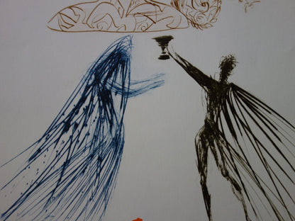 Salvador DALI : Tristan et Iseult - Lithographie originale signée