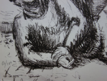 Jean HELION : Lecteurs de journaux - Lithographie originale signée