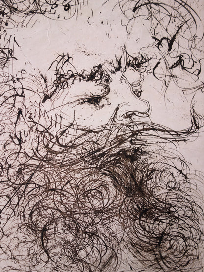 Salvador DALI : L'intellect jaillissant - Gravure originale signée et dédicacée