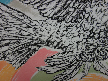 Pablo PICASSO : Colombe à l'arc en ciel - Lithographie signée
