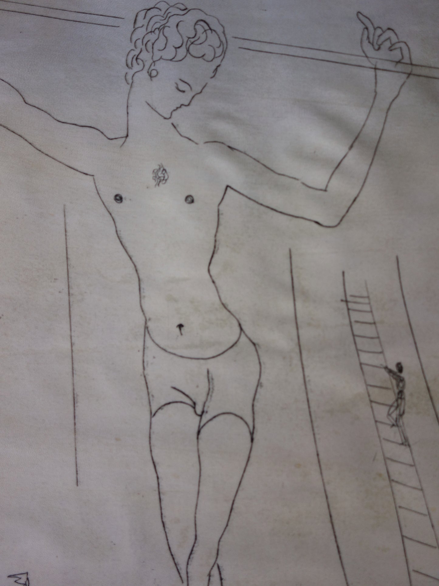 Salvador DALI : L'équilibriste - Gravure originale signée