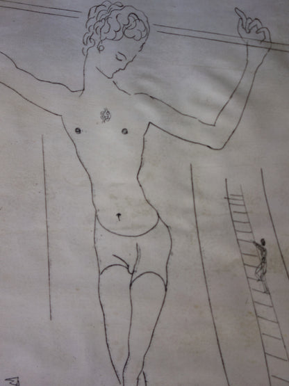 Salvador DALI : L'équilibriste - Gravure originale signée