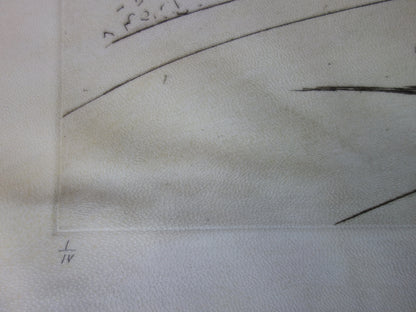 Salvador DALI : L'équilibriste - Gravure originale signée