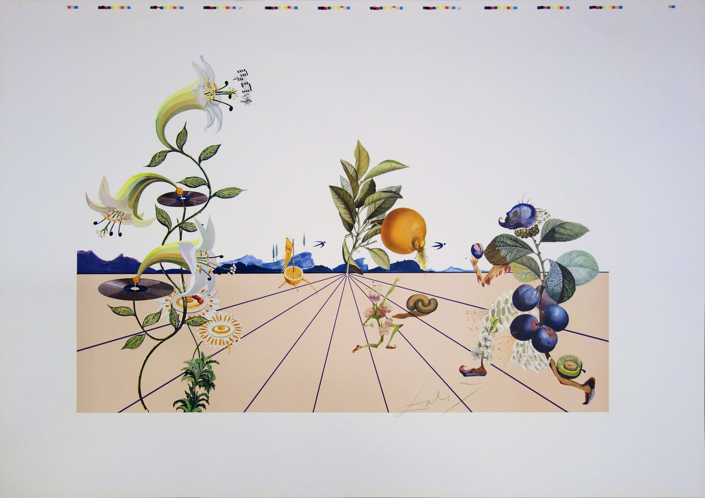 Salvador DALI : Flordali I - Lithographie originale signée