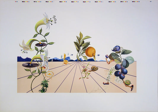 Salvador DALI : Flordali I - Lithographie originale signée