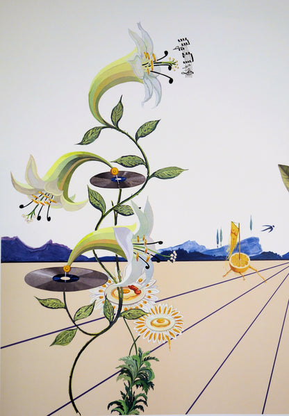 Salvador DALI : Flordali I - Lithographie originale signée