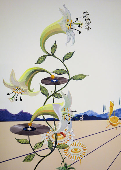 Salvador DALI : Flordali I - Lithographie originale signée