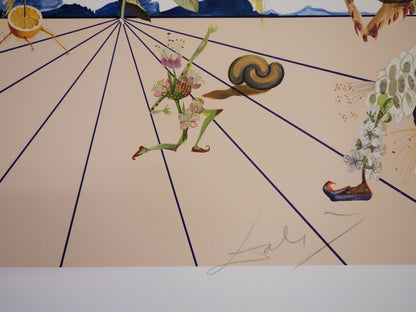Salvador DALI : Flordali I - Lithographie originale signée