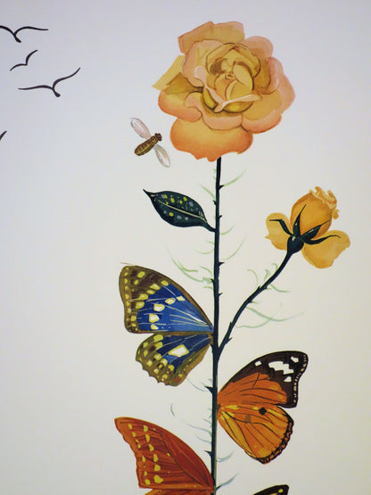 Salvador DALI : Flordali II - Lithographie originale signée