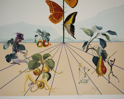 Salvador DALI : Flordali II - Lithographie originale signée