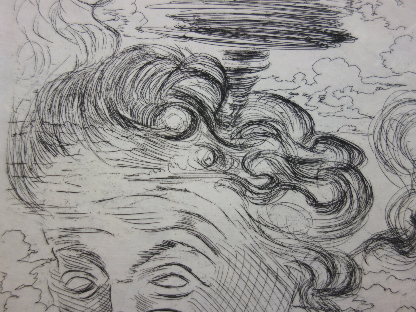 Salvador DALI : Einstein - Gravure originale signée