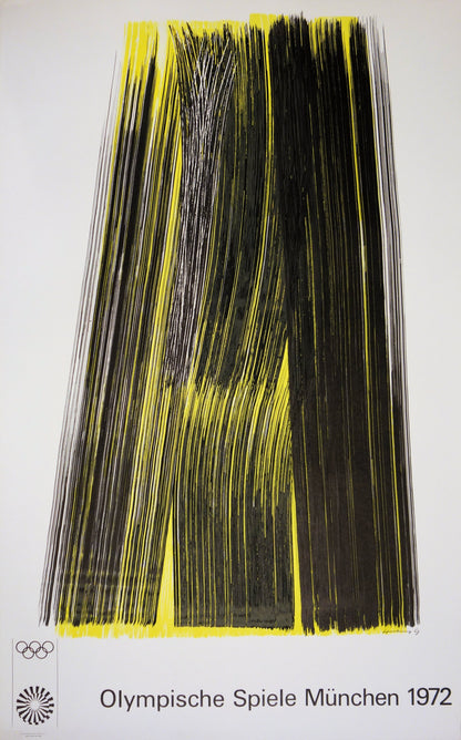 Hans HARTUNG : Composition (JO 1972) - Lithographie originale signée