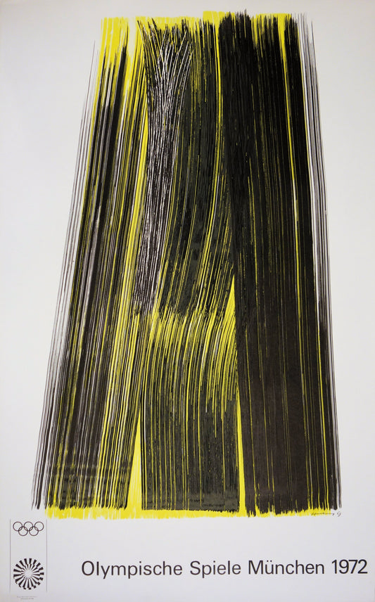 Hans HARTUNG : Composition (JO 1972) - Lithographie originale signée