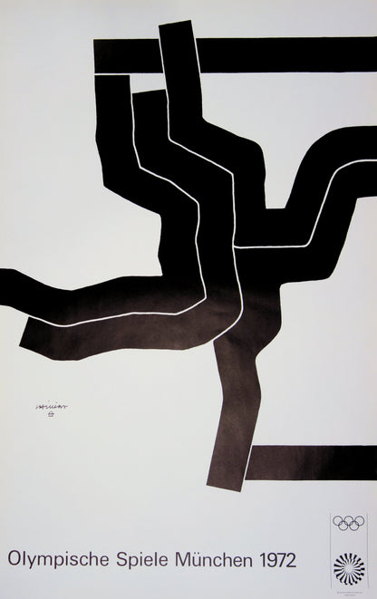 Eduardo CHILLIDA : Black Pattern - Lithographie originale signée