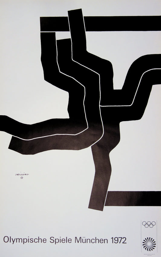 Eduardo CHILLIDA : Black Pattern - Lithographie originale signée