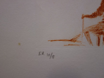 Salvador DALI : Macbeth - Gravure originale signée