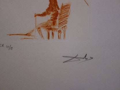 Salvador DALI : Macbeth - Gravure originale signée