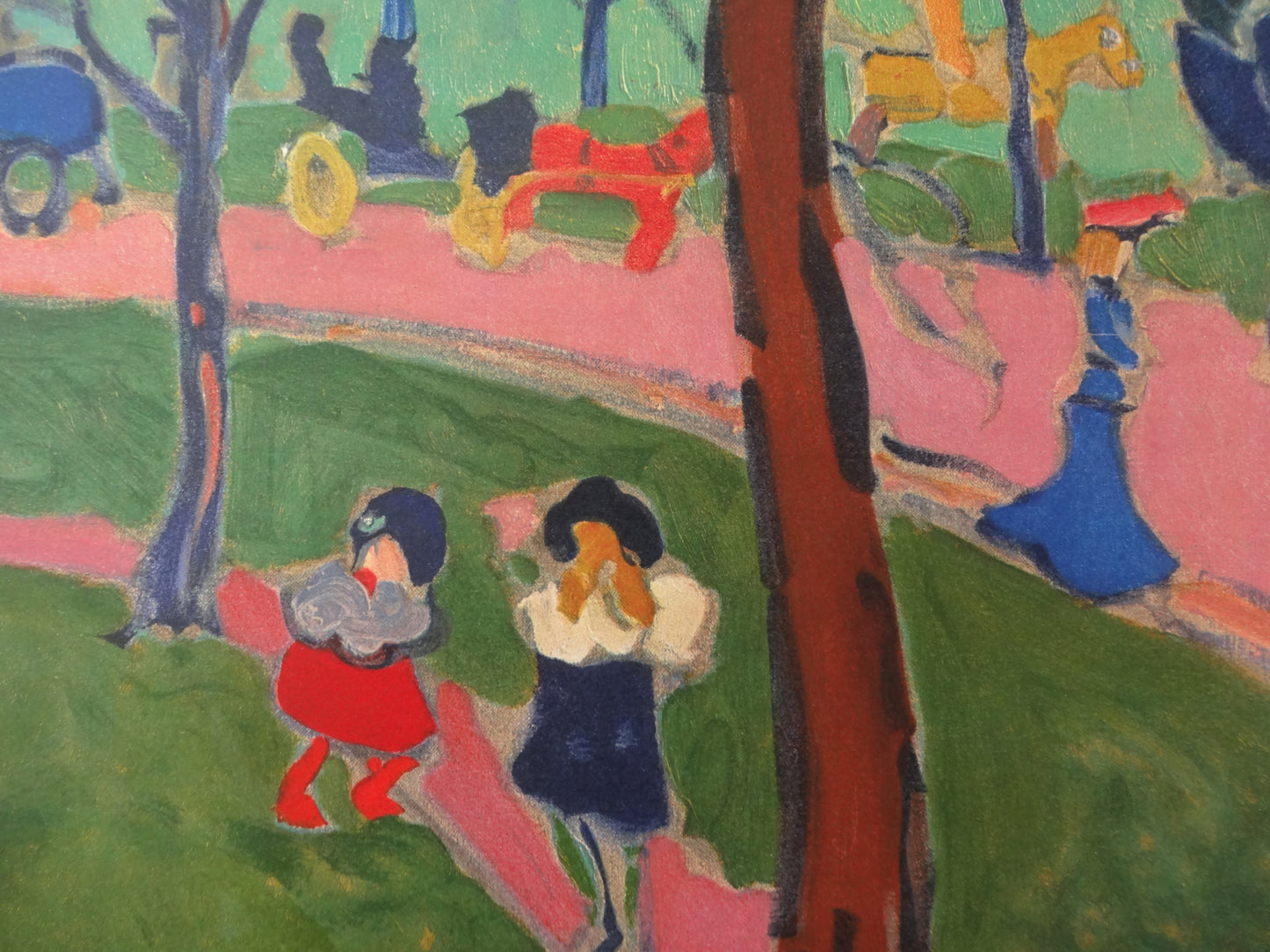 André DERAIN : Londres, Hyde Park - Lithographie signée