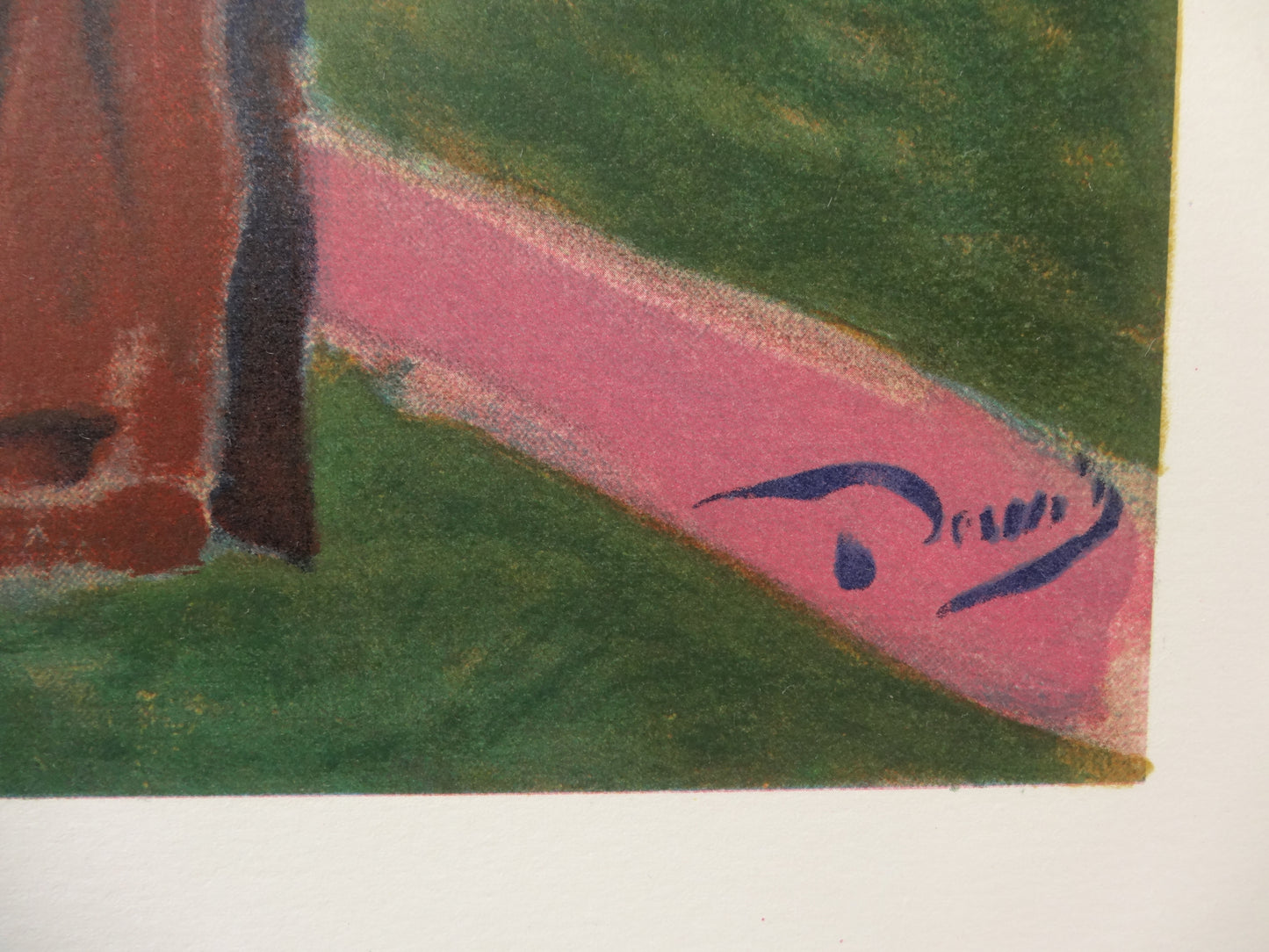 André DERAIN : Londres, Hyde Park - Lithographie signée