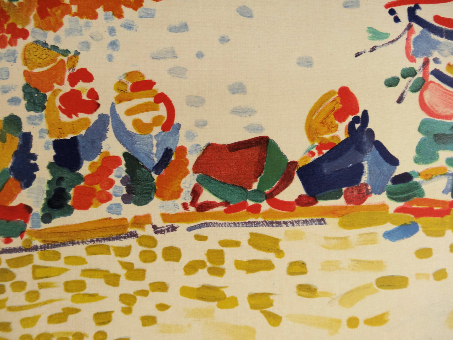 André DERAIN : Le Port de Collioure - Lithographie signée