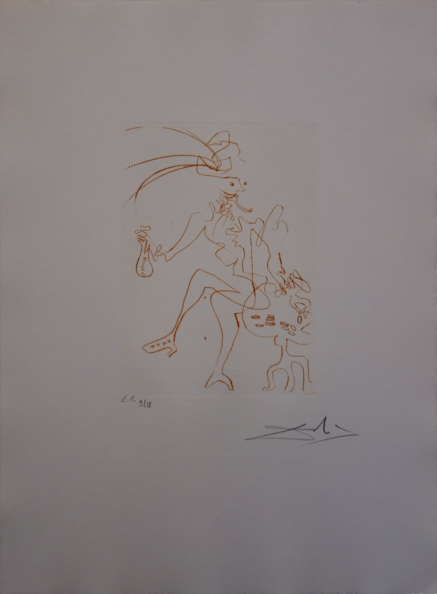 Salvador DALI : Le marchand de Venise - Gravure originale signée
