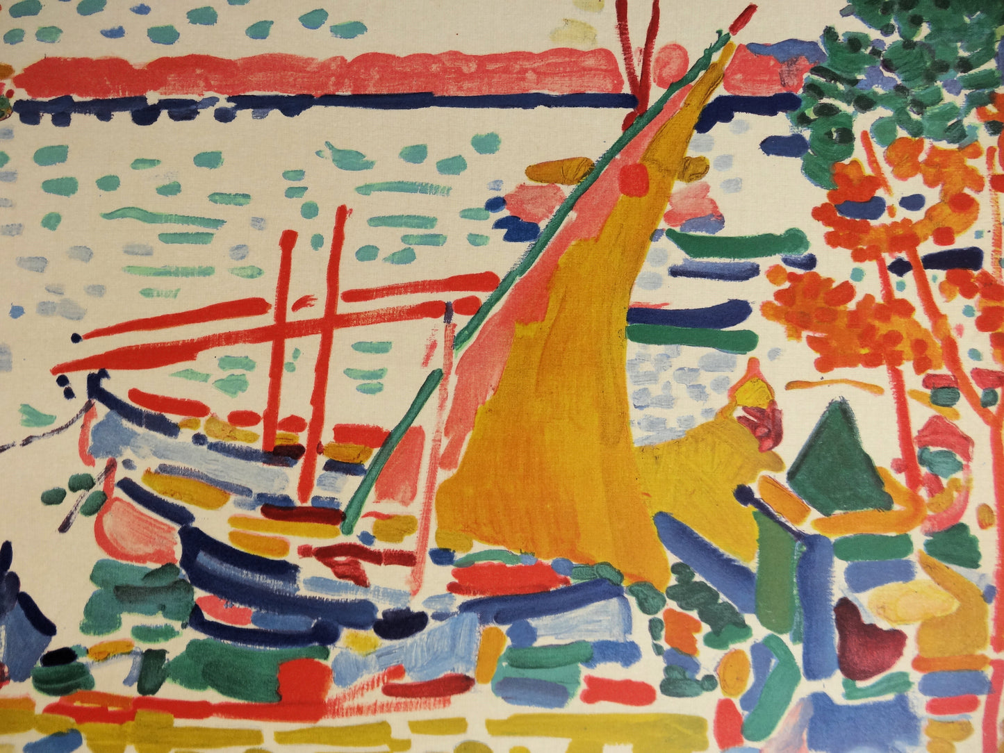André DERAIN : Le Port de Collioure - Lithographie signée