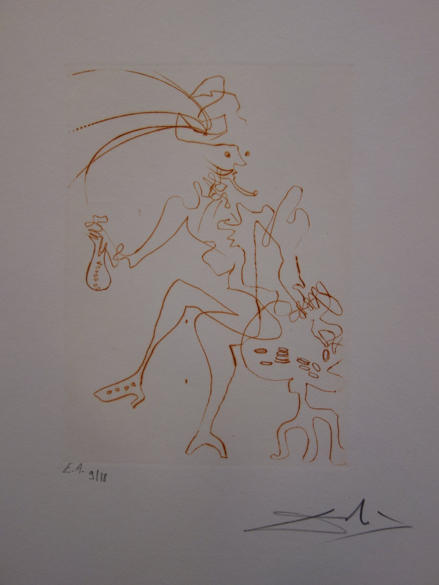 Salvador DALI : Le marchand de Venise - Gravure originale signée