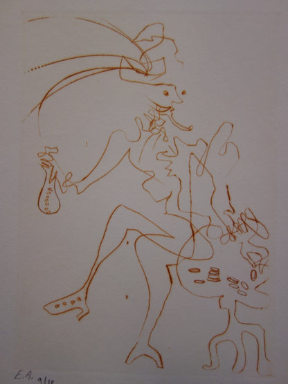 Salvador DALI : Le marchand de Venise - Gravure originale signée
