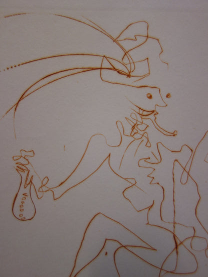 Salvador DALI : Le marchand de Venise - Gravure originale signée